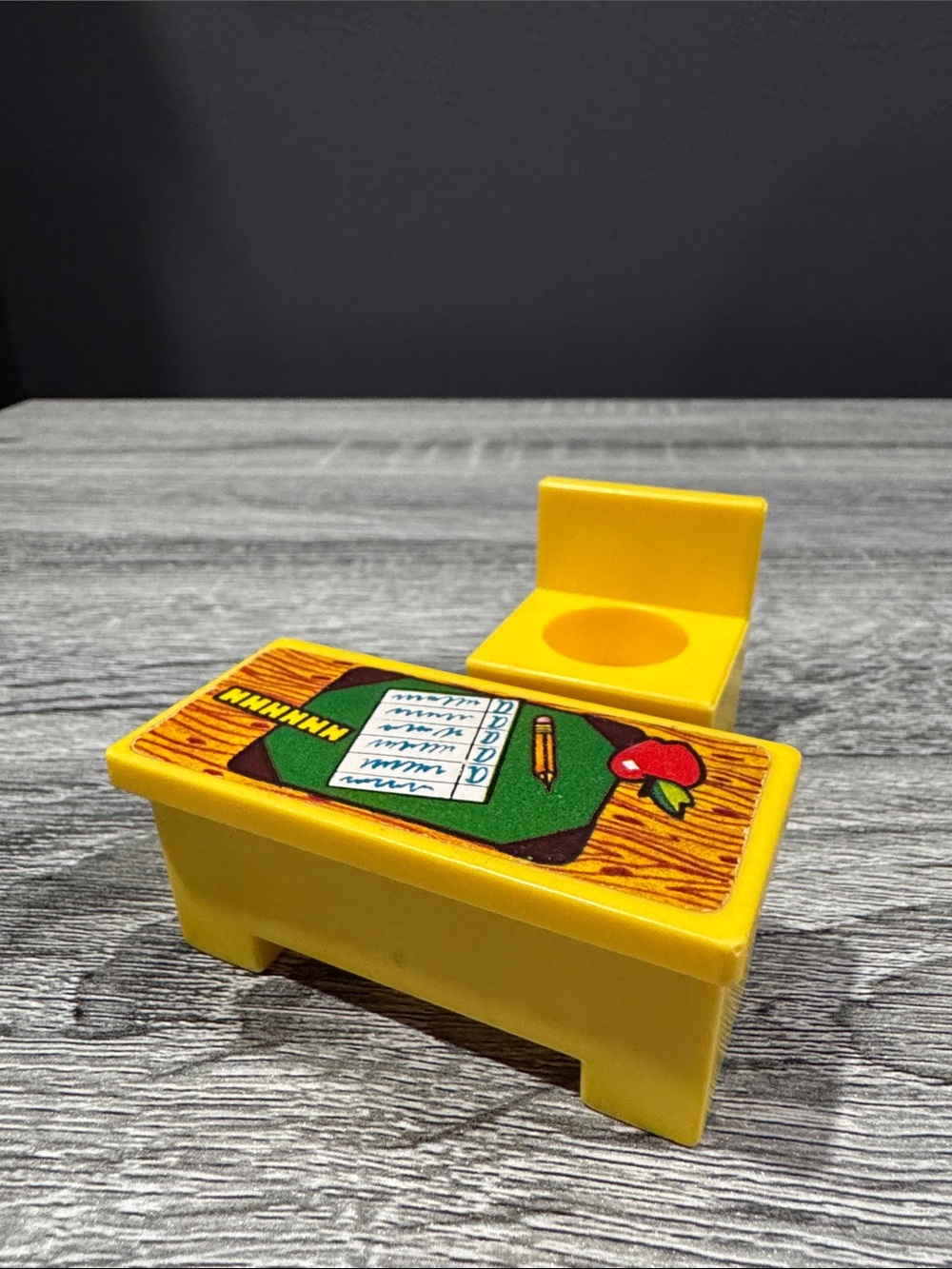 Fisher-Price | Little People Play Family School: Yellow Teacher Desk & Chair